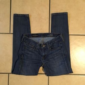 J crew cropped matchstick jeans